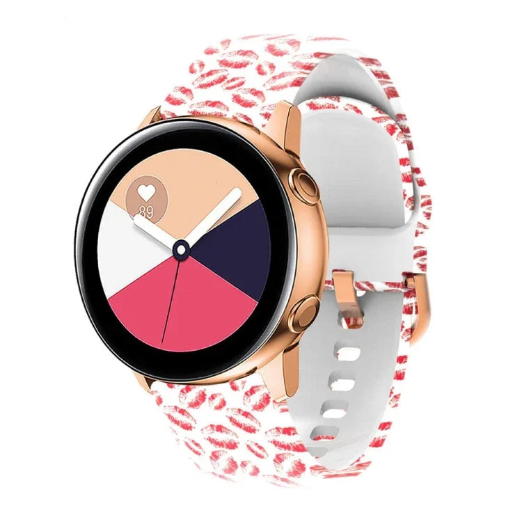 Bracelet de montre de remplacement en silicone imprimé, pour Samsung Galaxy Watch 42mm