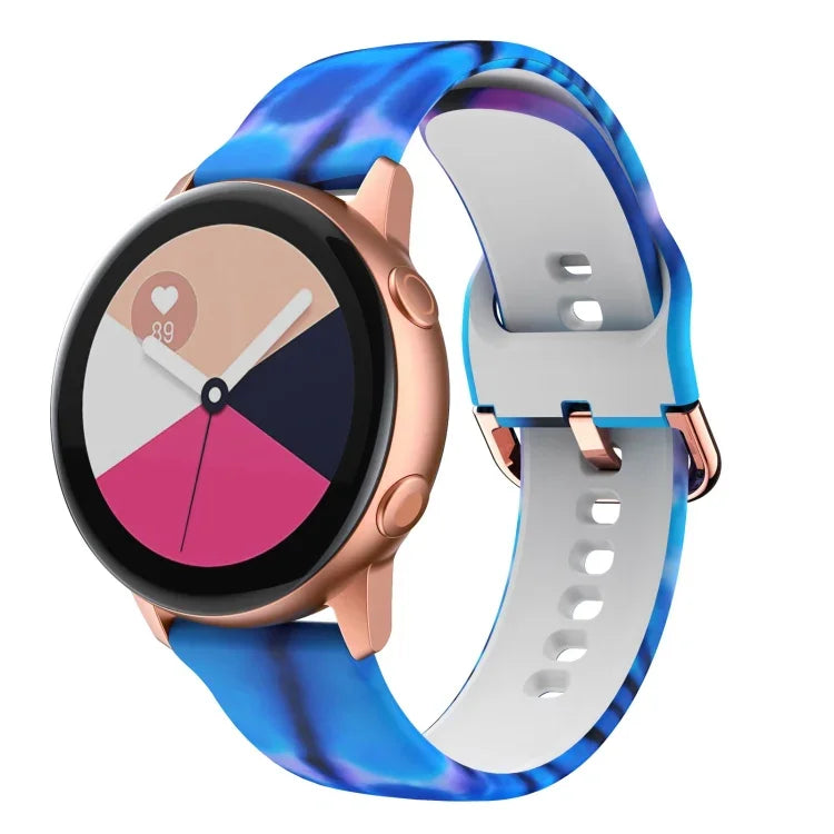 Bracelet de montre de remplacement en silicone imprimé, pour Samsung Galaxy Watch 42mm