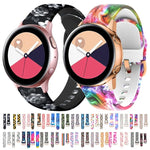 Bracelet de montre de remplacement en silicone imprimé, pour Samsung Galaxy Watch 42mm