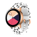 Bracelet de montre de remplacement en silicone imprimé, pour Samsung Galaxy Watch 46mm