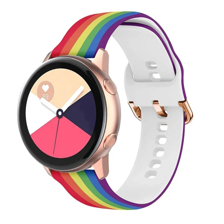 Bracelet de montre de remplacement en silicone imprimé, pour Samsung Galaxy Watch 46mm
