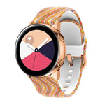Bracelet de montre de remplacement en silicone imprimé, pour Samsung Galaxy Watch 46mm