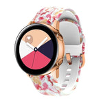 Bracelet de montre de remplacement en silicone imprimé, pour Samsung Galaxy Watch 46mm