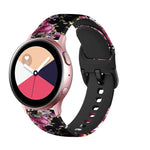 Bracelet de montre de remplacement en silicone imprimé, pour Samsung Galaxy Watch 46mm
