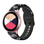 Bracelet de montre de remplacement en silicone imprimé, pour Samsung Galaxy Watch 46mm