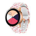 Bracelet de montre de remplacement en silicone imprimé, pour Samsung Galaxy Watch 46mm