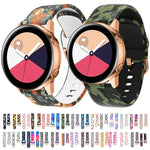 Bracelet de montre de remplacement en silicone imprimé, pour Samsung Galaxy Watch 46mm