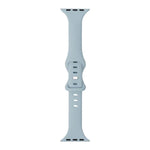 Slimming 8-buckle Silicone Replacement Strap Watchband, For Apple Watch Series 7  41mm / & 6 & SE & 5 & 4 40mm, For Apple Watch Series  7  45mm / & 6 & SE & 5 & 4 44mm