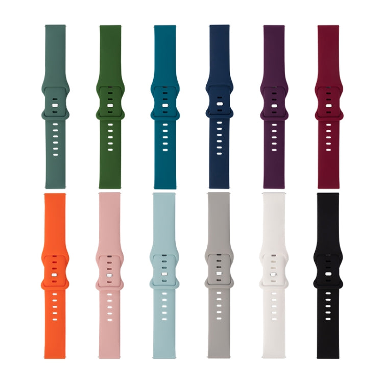 Bracelet de rechange en silicone à 8 boucles, Pour Samsung Galaxy Watch 3 41 mm, Pour Samsung Galaxy Watch 3 45 mm, Pour Samsung Galaxy Watch 42 mm, Pour Samsung Galaxy Watch 46 mm