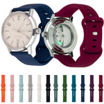 Bracelet de rechange en silicone à 8 boucles, pour Huawei Watch GT 2 Pro 46mm, pour Honor Magic Watch 2 42mm, pour Honor Magic Watch 2 46mm, pour Amazfit Pop