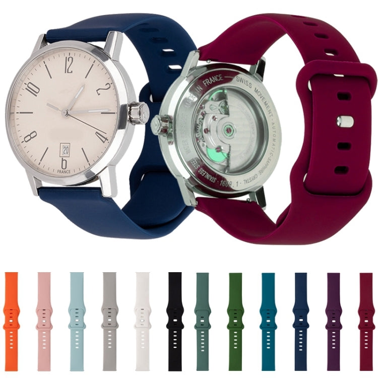 Bracelet de rechange en silicone à 8 boucles, pour Huawei Watch GT 2 Pro 46mm, pour Honor Magic Watch 2 42mm, pour Honor Magic Watch 2 46mm, pour Amazfit Pop