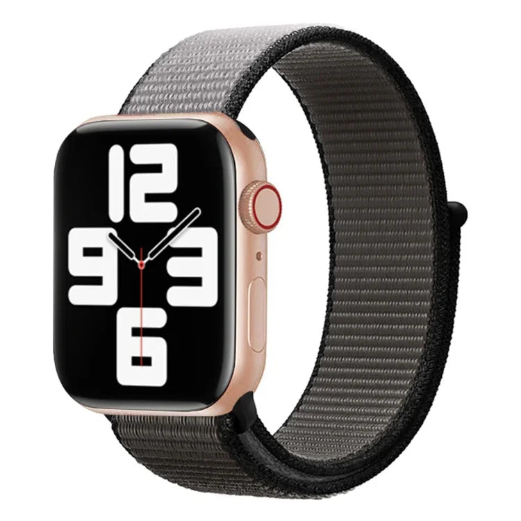 Bracelet de montre en nylon assorti, pour Apple Watch Series 7 41mm / 6 & SE & 5 & 4 40mm / 3 & 2 & 1 38mm, pour Apple Watch Series 8&7 41mm / SE 2&6&SE&5&4 40mm / 3&2&1 38mm, pour Apple Watch Series 7 45mm / 6 & SE & 5 & 4 44mm / 3 & 2 & 1 42mm