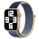 Bracelet de montre en nylon assorti, pour Apple Watch Series 7 41mm / 6 & SE & 5 & 4 40mm / 3 & 2 & 1 38mm, pour Apple Watch Series 8&7 41mm / SE 2&6&SE&5&4 40mm / 3&2&1 38mm, pour Apple Watch Series 7 45mm / 6 & SE & 5 & 4 44mm / 3 & 2 & 1 42mm