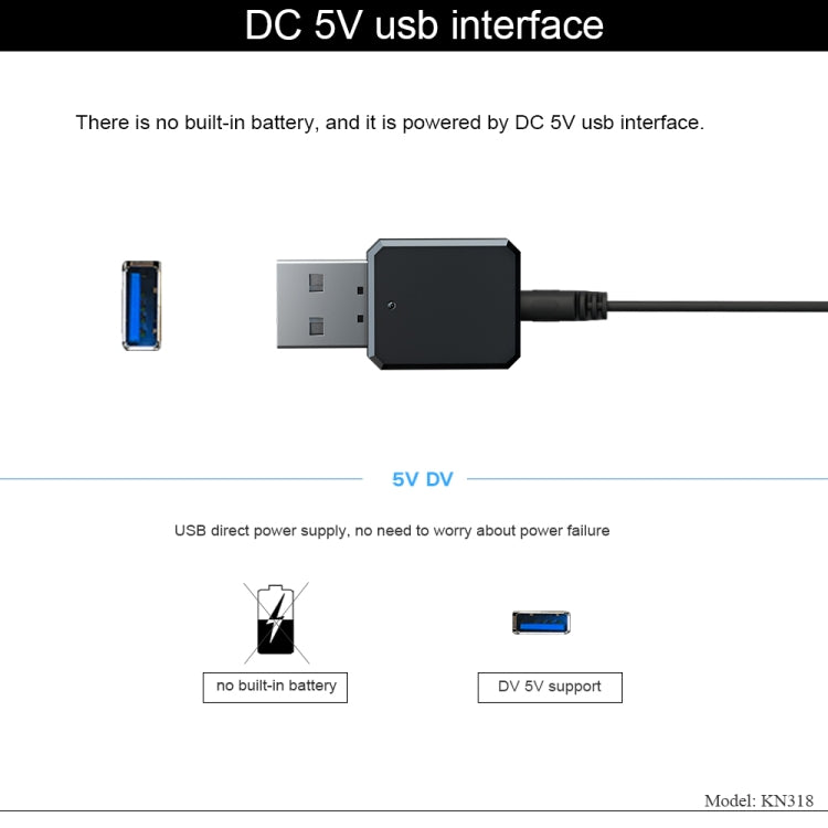 Adaptateur USB Bluetooth 5.1 récepteur audio KN318, KN318