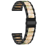 Bracelet de remplacement en acier trois billes + résine, pour montre intelligente Samsung 20 mm, pour montre intelligente Samsung 22 mm