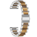 Bracelet de remplacement en acier trois billes + résine, pour montre intelligente Samsung 20 mm, pour montre intelligente Samsung 22 mm