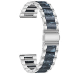Bracelet de remplacement en acier trois billes + résine, pour montre intelligente Samsung 20 mm, pour montre intelligente Samsung 22 mm