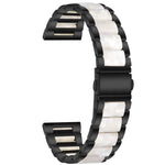 Bracelet de remplacement en acier trois billes + résine, pour montre intelligente Samsung 20 mm, pour montre intelligente Samsung 22 mm