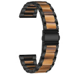 Bracelet de remplacement en acier trois billes + résine, pour montre intelligente Samsung 20 mm, pour montre intelligente Samsung 22 mm