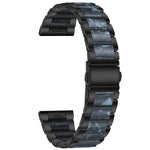 Bracelet de remplacement en acier trois billes + résine, pour montre intelligente Samsung 20 mm, pour montre intelligente Samsung 22 mm
