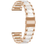 Bracelet de remplacement en acier trois billes + résine, pour montre intelligente Samsung 20 mm, pour montre intelligente Samsung 22 mm
