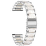 Bracelet de remplacement en acier trois billes + résine, pour montre intelligente Samsung 20 mm, pour montre intelligente Samsung 22 mm