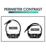 SKMEI 1742 Four-screen LED Digital Display Luminous Sports Shockproof Electronic Watch for Men