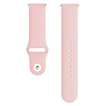 Pour Bracelet de Montre Connectée Samsung Galaxy Watch Active 2 en Silicone Couleur Unie, Taille L, S
