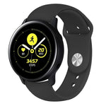 Pour Bracelet de Montre Connectée Samsung Galaxy Watch Active 2 en Silicone Couleur Unie, Taille L, S