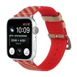 Bracelet de remplacement en nylon à boucle unique pour Apple Watch Series, 7 41mm / 6 & SE & 5 & 4 40mm / 3 & 2 & 1 38mm, 7 45mm / 6 & SE & 5 & 4 44mm / 3 & 2 & 1 42mm
