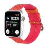 Bracelet de remplacement en nylon à boucle unique pour Apple Watch Series, 7 41mm / 6 & SE & 5 & 4 40mm / 3 & 2 & 1 38mm, 7 45mm / 6 & SE & 5 & 4 44mm / 3 & 2 & 1 42mm