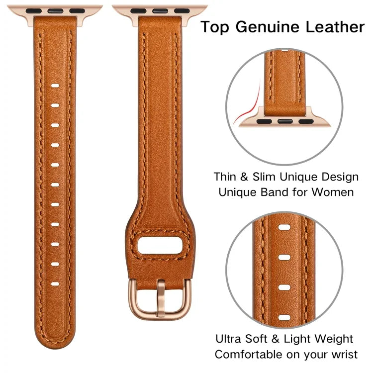 Bracelet de rechange en cuir style ciel étoilé pour Apple Watch Series, 7 41mm / 6 & SE & 5 & 4 40mm / 3 & 2 & 1 38mm, 7 45mm / 6 & SE & 5 & 4 44mm / 3 & 2 & 1 42mm
