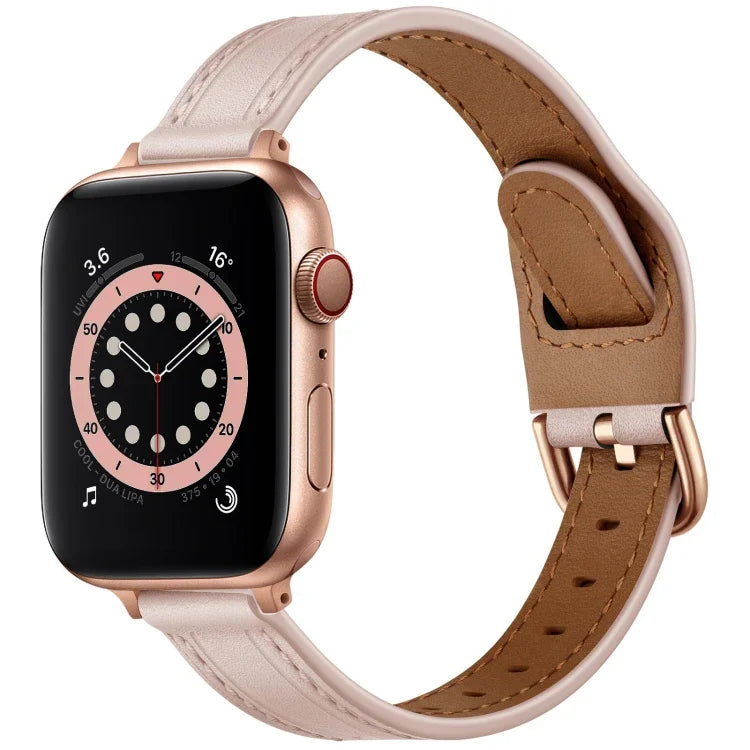 Bracelet de rechange en cuir style ciel étoilé pour Apple Watch Series, 7 41mm / 6 & SE & 5 & 4 40mm / 3 & 2 & 1 38mm, 7 45mm / 6 & SE & 5 & 4 44mm / 3 & 2 & 1 42mm
