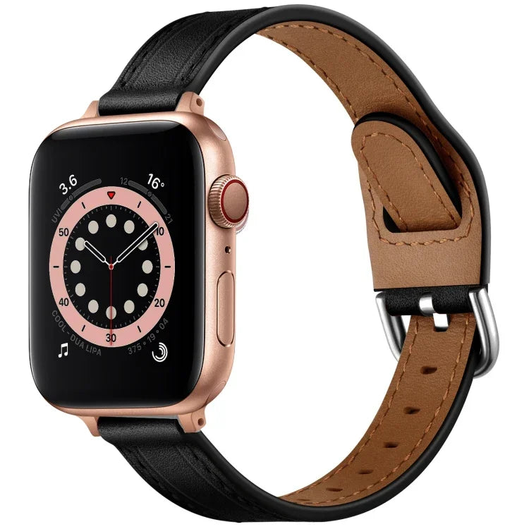 Bracelet de rechange en cuir style ciel étoilé pour Apple Watch Series, 7 41mm / 6 & SE & 5 & 4 40mm / 3 & 2 & 1 38mm, 7 45mm / 6 & SE & 5 & 4 44mm / 3 & 2 & 1 42mm
