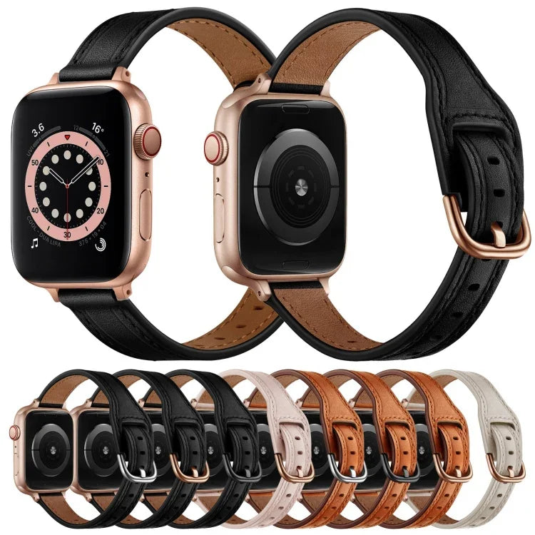 Bracelet de rechange en cuir style ciel étoilé pour Apple Watch Series, 7 41mm / 6 & SE & 5 & 4 40mm / 3 & 2 & 1 38mm, 7 45mm / 6 & SE & 5 & 4 44mm / 3 & 2 & 1 42mm