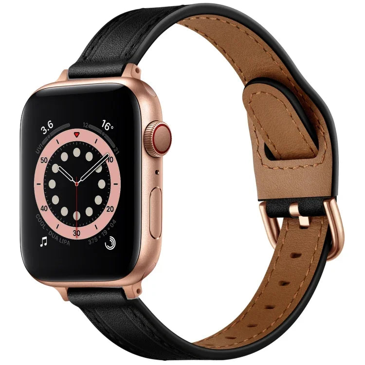 Bracelet de rechange en cuir style ciel étoilé pour Apple Watch Series, 7 41mm / 6 & SE & 5 & 4 40mm / 3 & 2 & 1 38mm, 7 45mm / 6 & SE & 5 & 4 44mm / 3 & 2 & 1 42mm