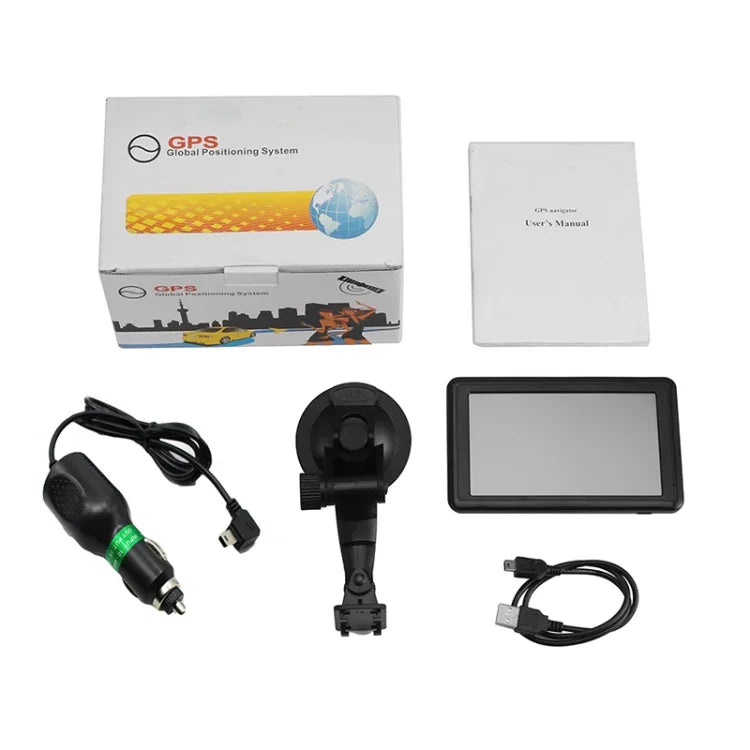 Q5 Voiture 5 pouces HD TFT Écran tactile GPS Navigateur Support Carte TF / MP3 / Transmetteur FM, Carte Europe, Carte Australie, Carte Amérique du Nord, Carte Asie du Sud-Est, Carte Moyen-Orient, Carte Amérique du Sud, Carte Afrique
