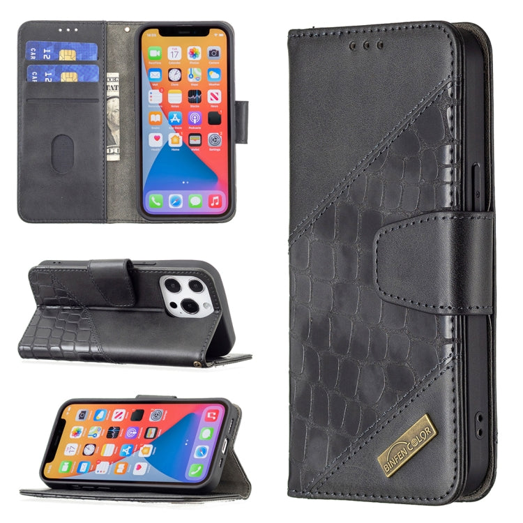 Matching Color Crocodile Texture Horizontal Flip PU Leather Case with Wallet & Holder & Card Slots, For iPhone 13 mini, For iPhone 13, For iPhone 13 Pro, For iPhone 13 Pro Max