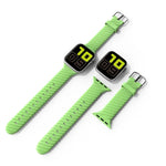 Bracelet de remplacement en silicone torsadé de couleur unie pour Apple Watch Series, 7 41mm / 6 & SE & 5 & 4 40mm / 3 & 2 & 1 38mm, 7 45mm / 6 & SE & 5 & 4 44mm / 3 & 2 & 1 42mm
