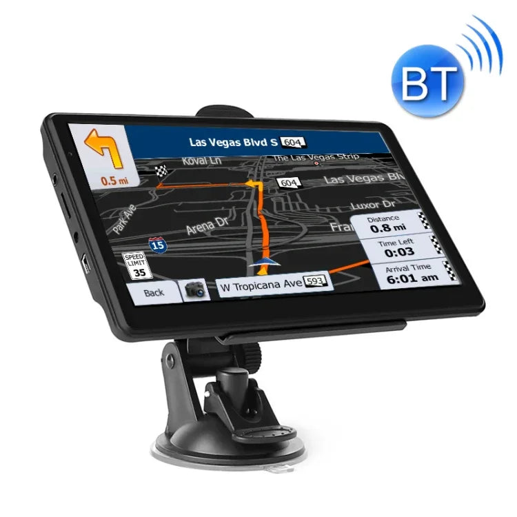 X20 Navigateur GPS Voiture 7 pouces 8G+256M Écran Capacitif Bluetooth Image de Recul, Carte Europe, Carte Australie, Carte Asie du Sud-Est, Carte Amérique du Nord, Carte Moyen-Orient, Carte Amérique du Sud, Carte Afrique