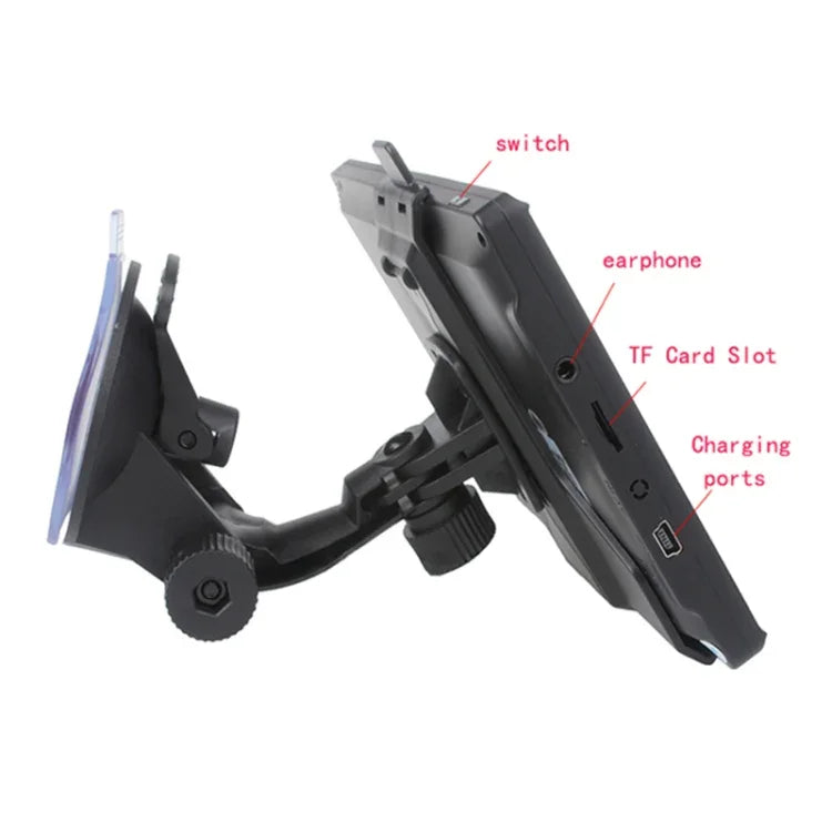 X20 Navigateur GPS Voiture 7 pouces 8G+256M Écran Capacitif Bluetooth Image de Recul, Carte Europe, Carte Australie, Carte Asie du Sud-Est, Carte Amérique du Nord, Carte Moyen-Orient, Carte Amérique du Sud, Carte Afrique