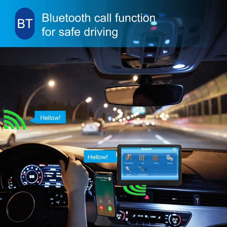 X20 Navigateur GPS Voiture 7 pouces 8G+256M Écran Capacitif Bluetooth Image de Recul, Carte Europe, Carte Australie, Carte Asie du Sud-Est, Carte Amérique du Nord, Carte Moyen-Orient, Carte Amérique du Sud, Carte Afrique