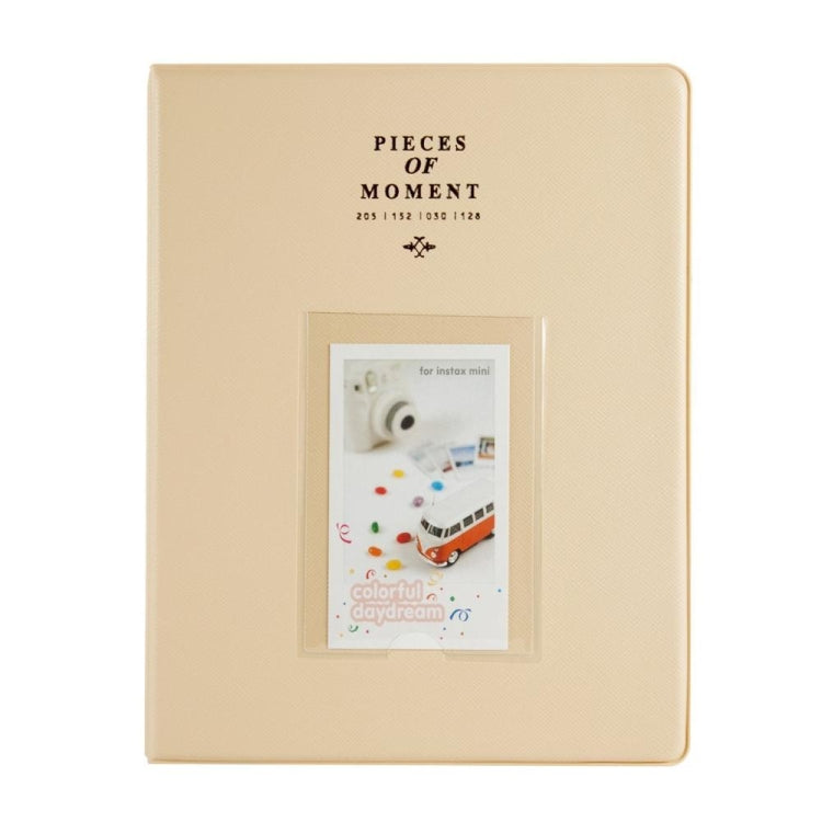 Album photo 128 poches, porte-cartes pour Fujifilm Instax Mini 8 /7s /70 /25 /50s /90, 128 poches couleur pêche, 128 poches 128 poches, 128 poches (gris blanc, 128 poches rose, 128 poches beige, 128 poches orange, 128 poches menthe claire)