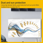 Housse de protection anti-poussière en tissu pour téléviseur, 30-32 pouces, 47-48 pouces, 52 pouces, 55 pouces