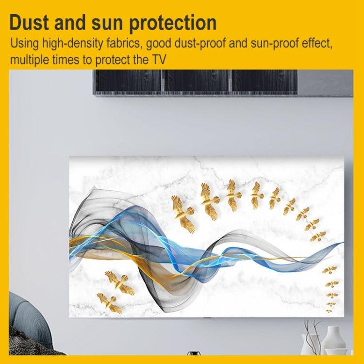 Housse de protection anti-poussière en tissu pour téléviseur, 30-32 pouces, 47-48 pouces, 52 pouces, 55 pouces