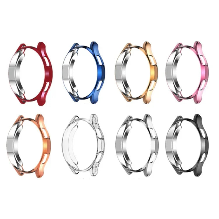 Coque de protection TPU creuse plaquée, pour Samsung Galaxy Watch4 Classic 42mm, pour Samsung Galaxy Watch4 Classic 46mm