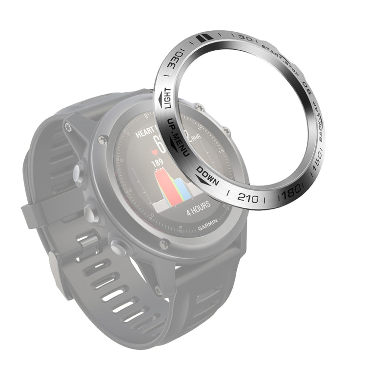 Smart Watch Steel Bezel Ring, B Version, For Garmin Fenix 3/3 HR, For Garmin Fenix 5X/5X Plus, For Garmin Fenix 5, For Garmin Fenix 6/6 Pro/ 6 Sapphire
