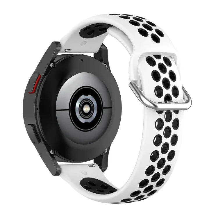 Bracelet de montre de remplacement en silicone bicolore, pour Samsung Galaxy Watch4 40mm, pour Samsung Galaxy Watch4 44mm, pour Samsung Galaxy Watch4 Classic 42mm