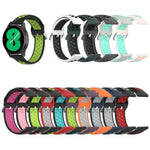 Bracelet de montre de remplacement en silicone bicolore, pour Samsung Galaxy Watch4 40mm, pour Samsung Galaxy Watch4 44mm, pour Samsung Galaxy Watch4 Classic 42mm