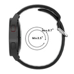 Bracelet de montre de remplacement en silicone bicolore, pour Samsung Galaxy Watch4 Classic 46mm